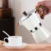 GIANXI 150ml 300ml Outdoor Electric Cooking Double Valve Moka Pot Coffee Pot Coffee Apparatus Extractor Pot Penetrator Pot