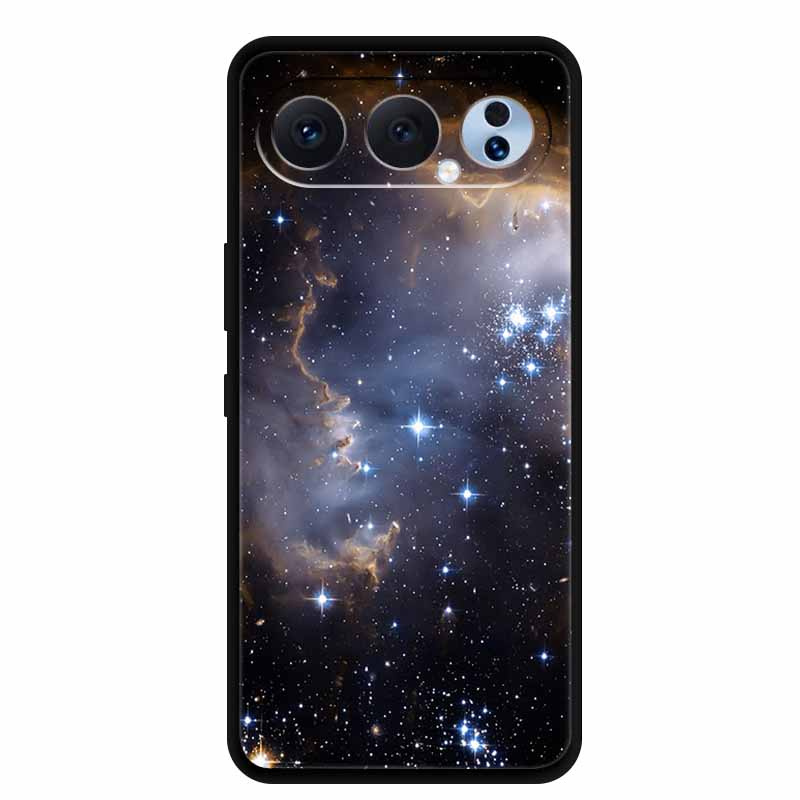 Case For Honor 500 Pro 5G 2025 Fashion Black Edge Soft TPU Silicone Covers For Honor 500 Pro Cases Painted Flowers Shells Fundas
