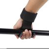 1PC Adjustable Size Strong Steel Hook Grips Straps Weight Lifting Strength Training Gym Fitness Black Wrist Support Lift Straps