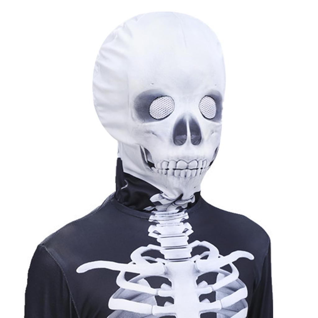 [IPENNYE] Grim Reaper Cosplay Costume for Kids, Halloween Costume, Scary, Ghost, Zombie, Skull, Grim Reaper Costume, Skeleton, Skull, Full Body