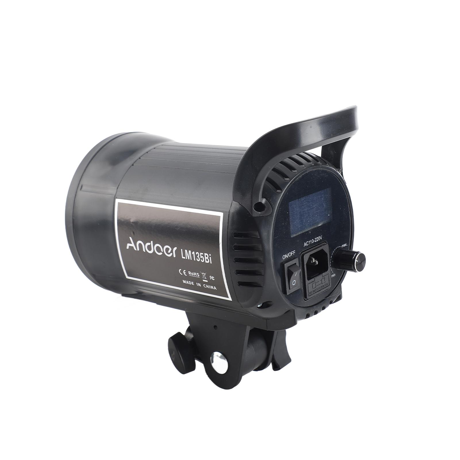 

Портативный светодиодный заполняющий свет для фотографии 135 Вт Студийный видеосвет от 2800K до 5600K Диммируемый для крепления Bowens Видеосвет с US Plug