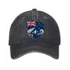 Cappellino da Baseball Minimalista Nuova Zelanda Lavato per Viaggio Outdoor Unisex Cappello da Papà Unisex FeUnisex