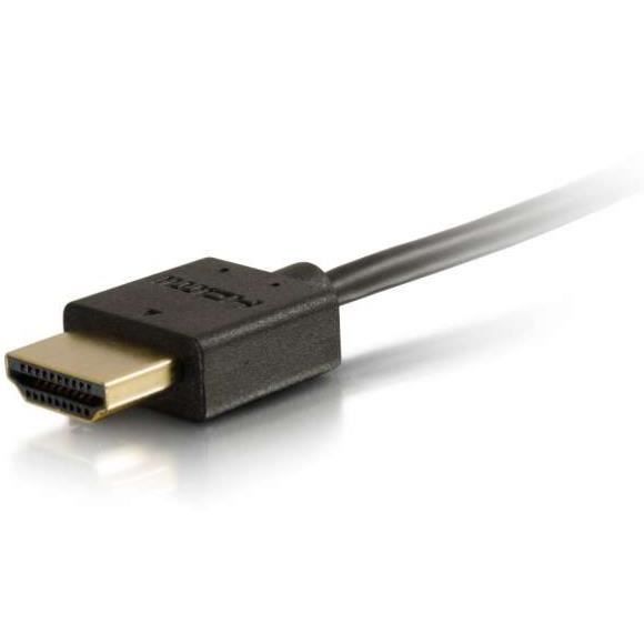 Câble HDMI - C2G - 0,6 m - Mâle-Mâle - 10,2 Gbit/s - Compatibilité 3D - Noir