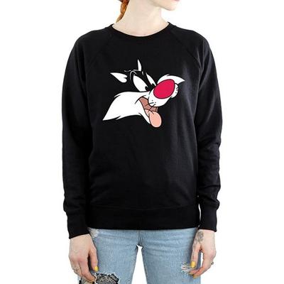 Womens/Ladies Sylvester Face Sweatshirt
