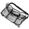Transparent Shoulder Handbag Storage Large Capacity for Work Travelling Makeup Products Tissue