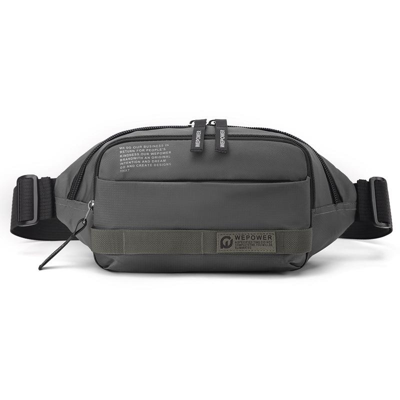 Versatile Large Capacity Men's Chest Bag Fashion Casual Phone Crossbody Sling Bag Cycling Waist Pack for Outdoor Daily