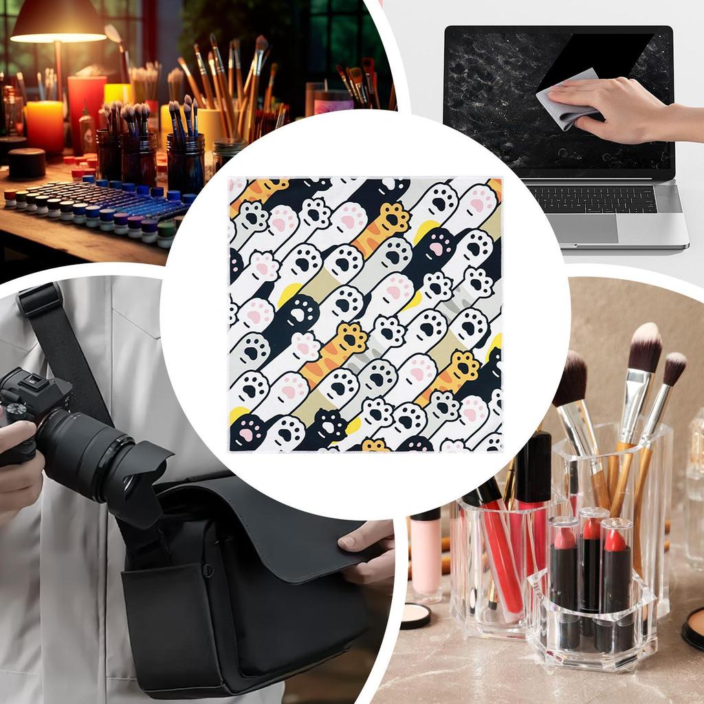 Adhesive Cloth Storage Pouch Self Adhesive Cloth Wrap Pouch Fabric Noiseless Accessories Camera Screen Protector For Lipsticks