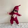 High-End Fleece-Lined Embroidered Family Sweatshirt: Stylish Parent-Child Outfit for Mother, Son, and Daughter