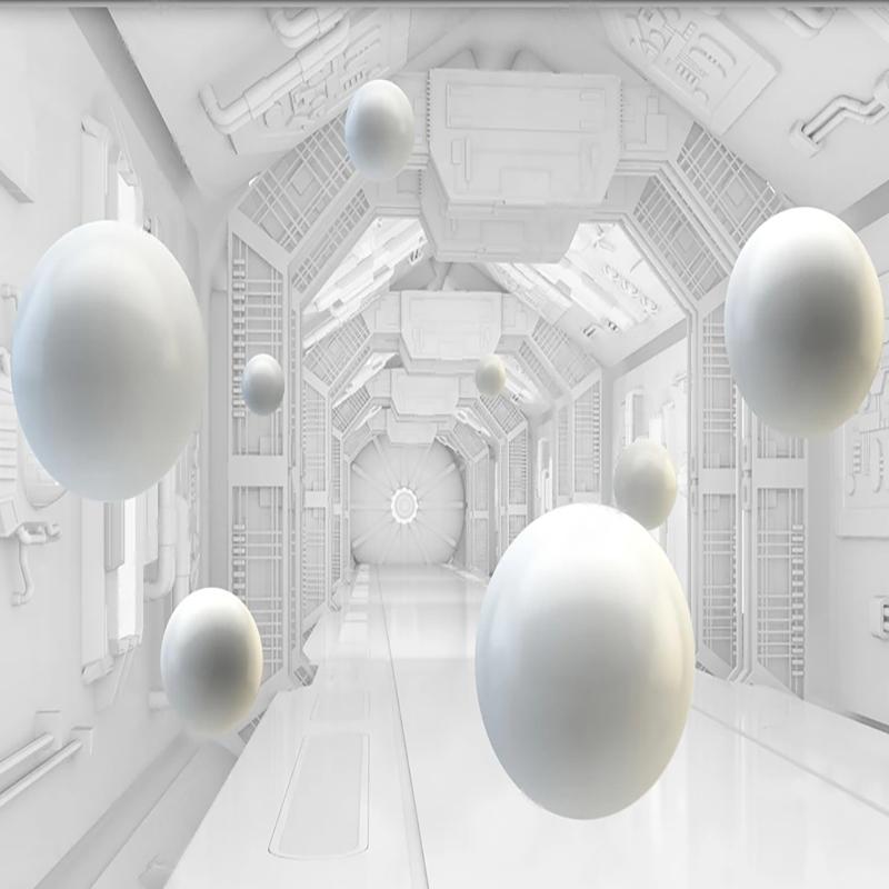 Abstract Corridor Space Spherical 3D Mural Wallpaper Living Room Study Background Wall Mural Home Decoration