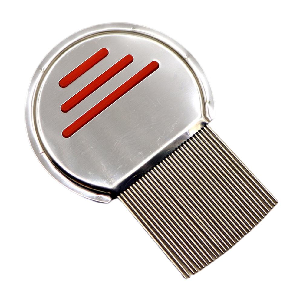 1/2Pcs Stainless Steel Flea Comb Dogs Lice Combs and Head Lice Nit Comb Flea Combs for Dog Cat Threaded Comb Grooming Tooth