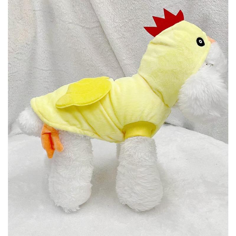 Dog Accessories, Autumn and Winter Pet Clothing, Cute Chicken Transformation Outfits, Funny Halloween Cat and Dog Clothes