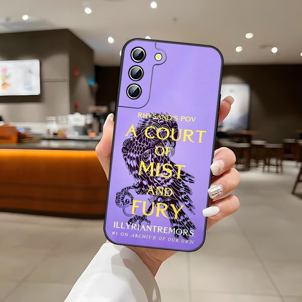 Acotar A Court of Mist and Fury Handyhülle Rückseite für Samsung S24 Ultra S22 S23 S20 Fe S21 Plus Galaxy A54 A34 A24 A53 M54 N