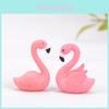 Chaveiro Ornamento Flamingo Decorativo de PVC Topper de Bolo Pequena Figura de Paisagem