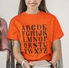 Hallowen Alphabet Shirt