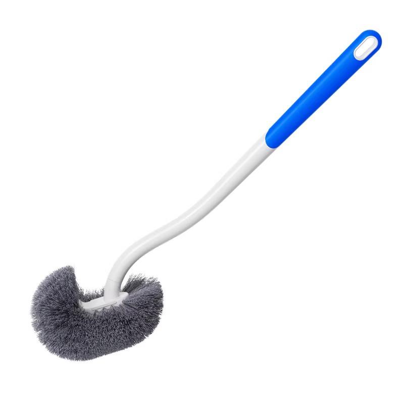 Wall-Mounted Long Handle Toilet Cleaning Brush - No Dead Corners