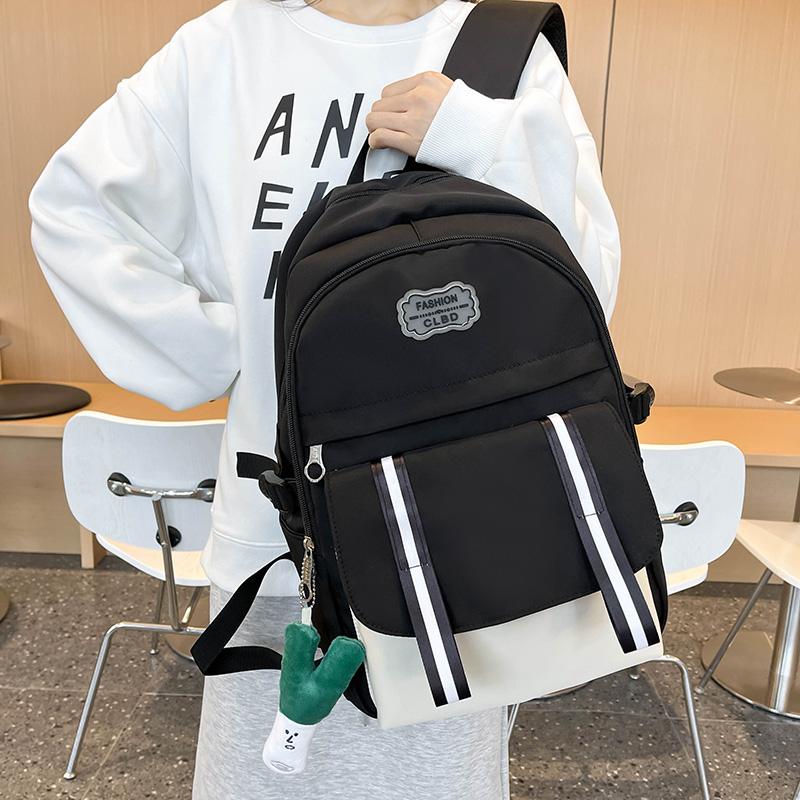 Three-Piece Backpack Set Student Schoolbag Shoulder Bag Female Large Capacity Backpack with Pen Bag