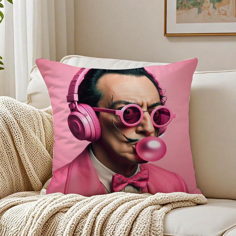 Surreal Spanish Art Salvador DDali Cushion Cover Pillowcase Antidustmite living Room Sofa Decor Cushion Room