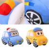 Ultra-plush Short Fur Cartoon Car Pillow- Available In 3 Vibrant Colors