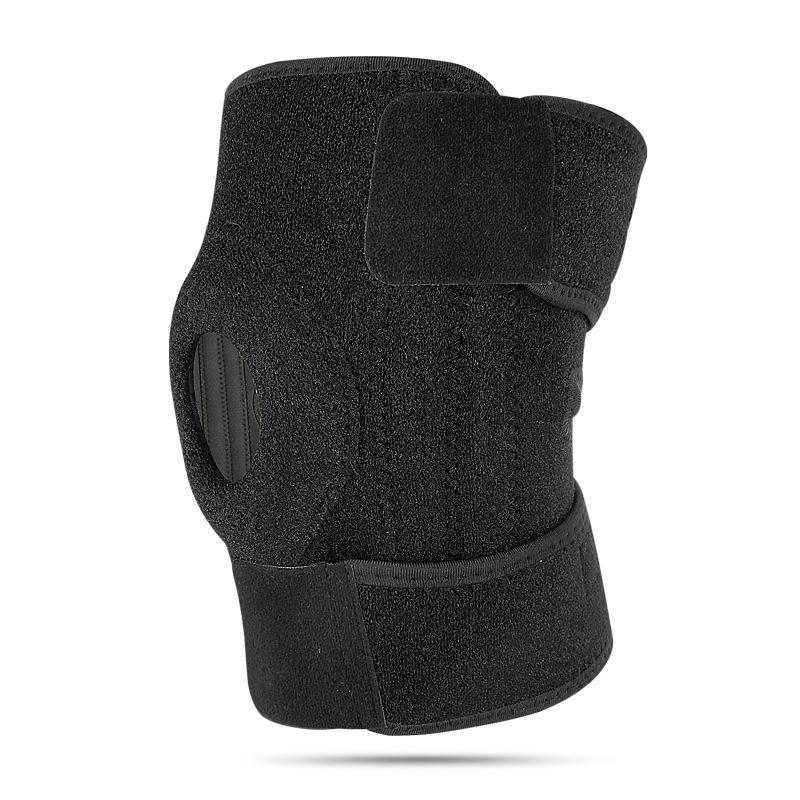 Open Knee Pads Compression Straps Squat Skipping Rope Sports Support Knee Pads Running Cycling Outdoor Mountaineering Protective Gear