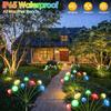 10LED Light Source Solar Jellyfish Light Silicone Material Waterproof Lawn Lamp  Yard Atmosphere