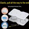 Elastic Spring Tissue Box: One-Pull Paper Dispenser