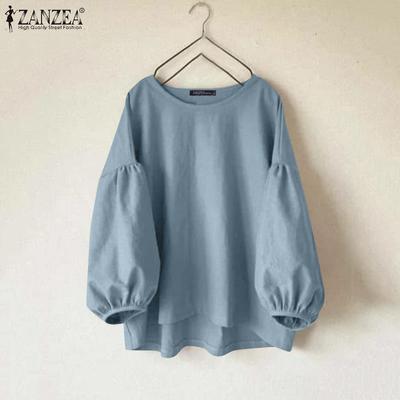 Γυναικεία Καθημερινή Μπλούζα με Μανίκι Εννέα Τετάρτων Μονόχρωμη Φαρδιά