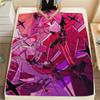 1Pc Alastor Anime Print Flannel Blanket, High quality Comfortable for All Seasons, Home Decor, Warmth and Comfort, Perfect for Christmas Gifts 55