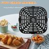 Air Fryers Crisper Plate Replacement Grill Pan Square Non-Stick Fry Coating Pan for Instant Vortex 6qt Accessories