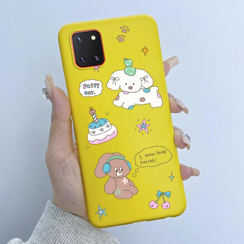 For Samsung Galaxy Note 10 Lite Case N770F Soft TPU Silicone Cover Cute Astronaut Panda Phone Case GalaxyNote 10Lite Coque Funda