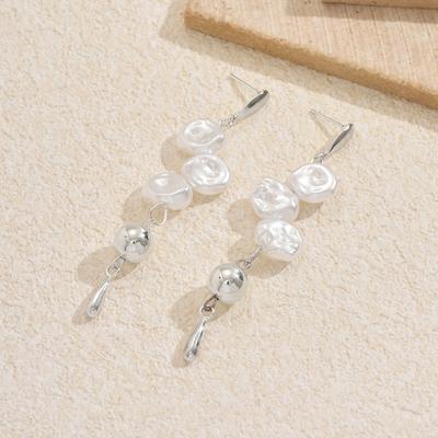 Baroque Pearl Earrings, Earrings, Irregular Light Luxury, High-end Water Drop Earrings, Women