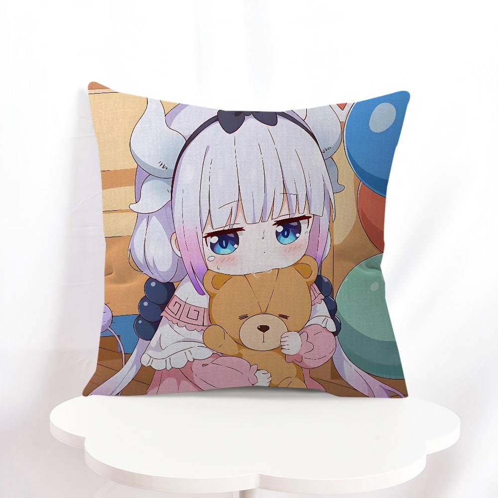 K-Kanna Kamui Cartoon Pillow Cover For Bedroom Room And Living Room Sofa Decorative Cushion Cover
