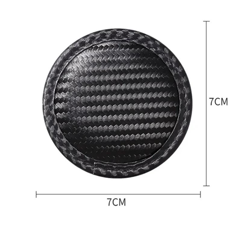 2pcs Car Logo Cup Holder Mat Coaster for 1JHW Mustang ST Shelby Fiesta Transit Ecosport Galaxy Focus Mondeo Explorer Accessories KHE1