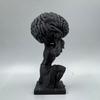 1 Stück Schwarze "Mind Over Matter" Gehirn-Träger Kunstfigur, geeignet für philosophische Studien Dekoration & auffällige Büroauslage.