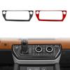 For Land Rover Defender — Car Accessories Carbon Fiber Central Console Switch Cover Trim Sticker Decorative Modification