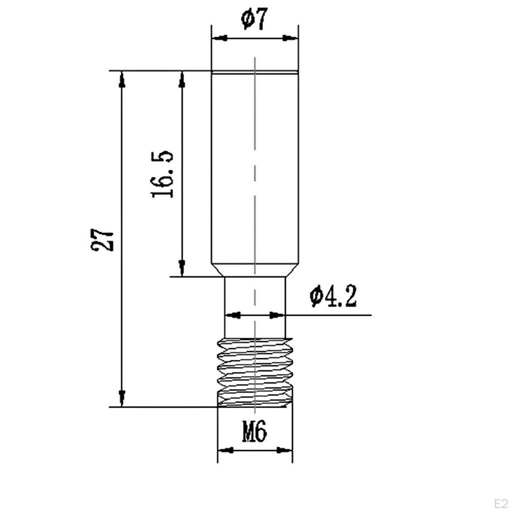 10 Pieces 3D Printer Throat Tube Accessories Stainless Steel