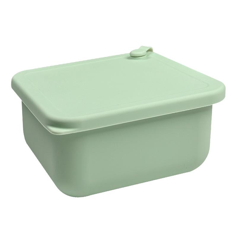 1/2Pcs Silicone Pizza Dough Proofing Box Heat Resistant Baking Tool for Fridge Bakery Making Food Fermentation Box