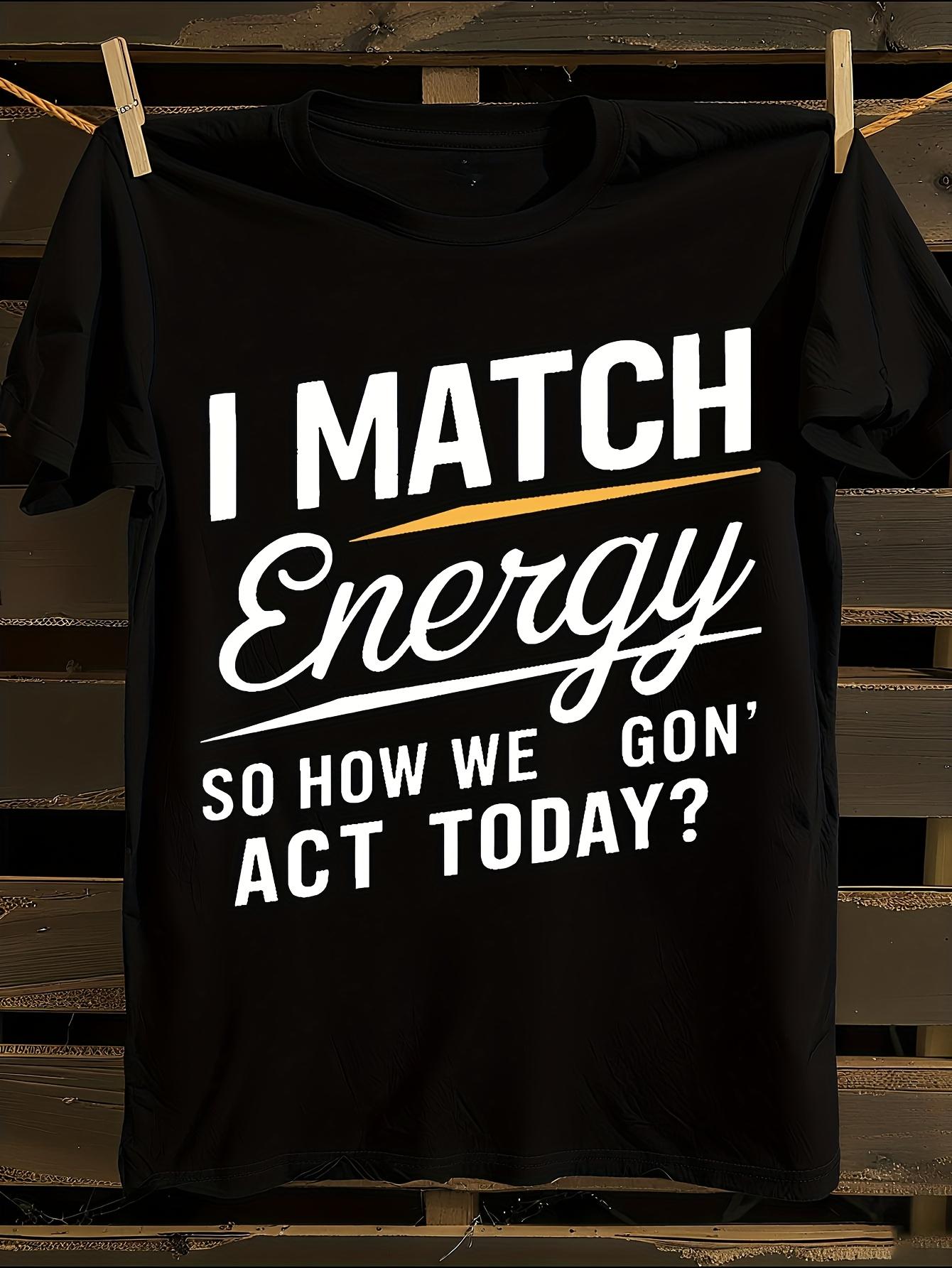 1pc I MATCH ENERGY 100% T-shirt XXXXL