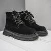 New Tooling Military Training Mountaineering High-top Rhubarb British Spring Martin Boots Men's Combat Boots 2025 Desert Shoes Universal