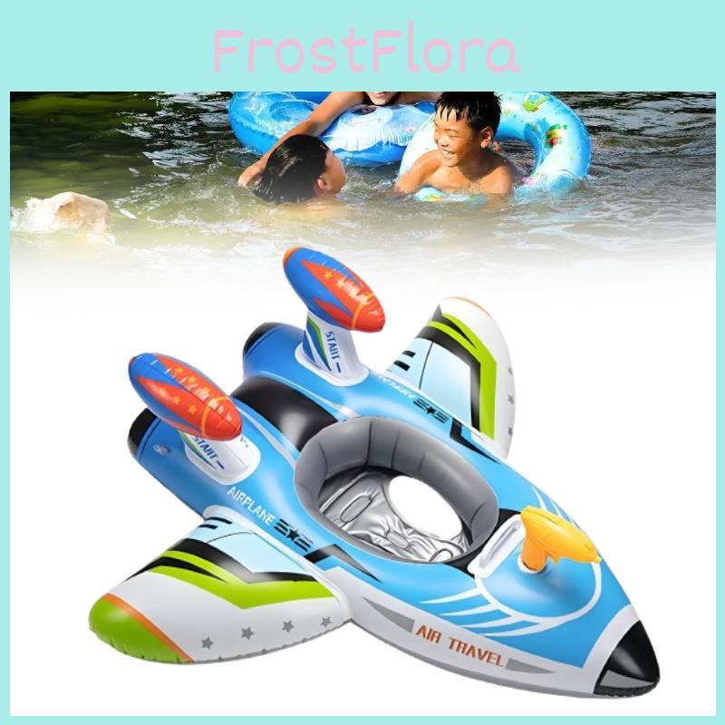 Airplane Swim Kids Ring Inflatable Swimming Ring Seat Material Ecofriendly
