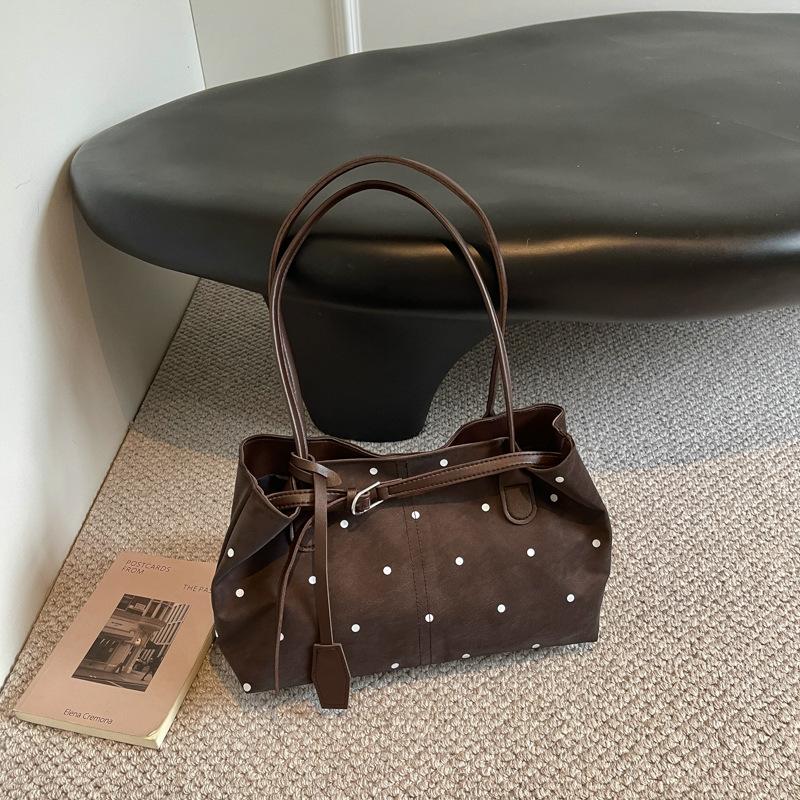 Underarm Single Shoulder Bag - Hand-held Vintage Casual Tote Bag - Large Capacity Commuter Bag