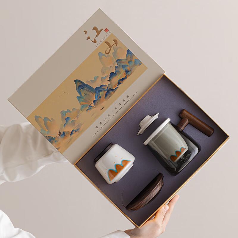 Qianli Jiangshan Ceramic Office Set