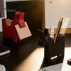 Business Card Holder Mule Shape Pen Holder, Multi-Functional 3-in-1 Organizer with Note Multifunctional Desk Box And Plastic Desktop for Office