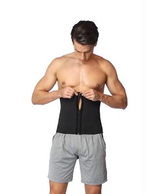 Men Waist Trainer Trimmer Corset for Weight Loss Tummy Control Body Shaper Compression Shapewear Sweat Belt Slimming Fajas