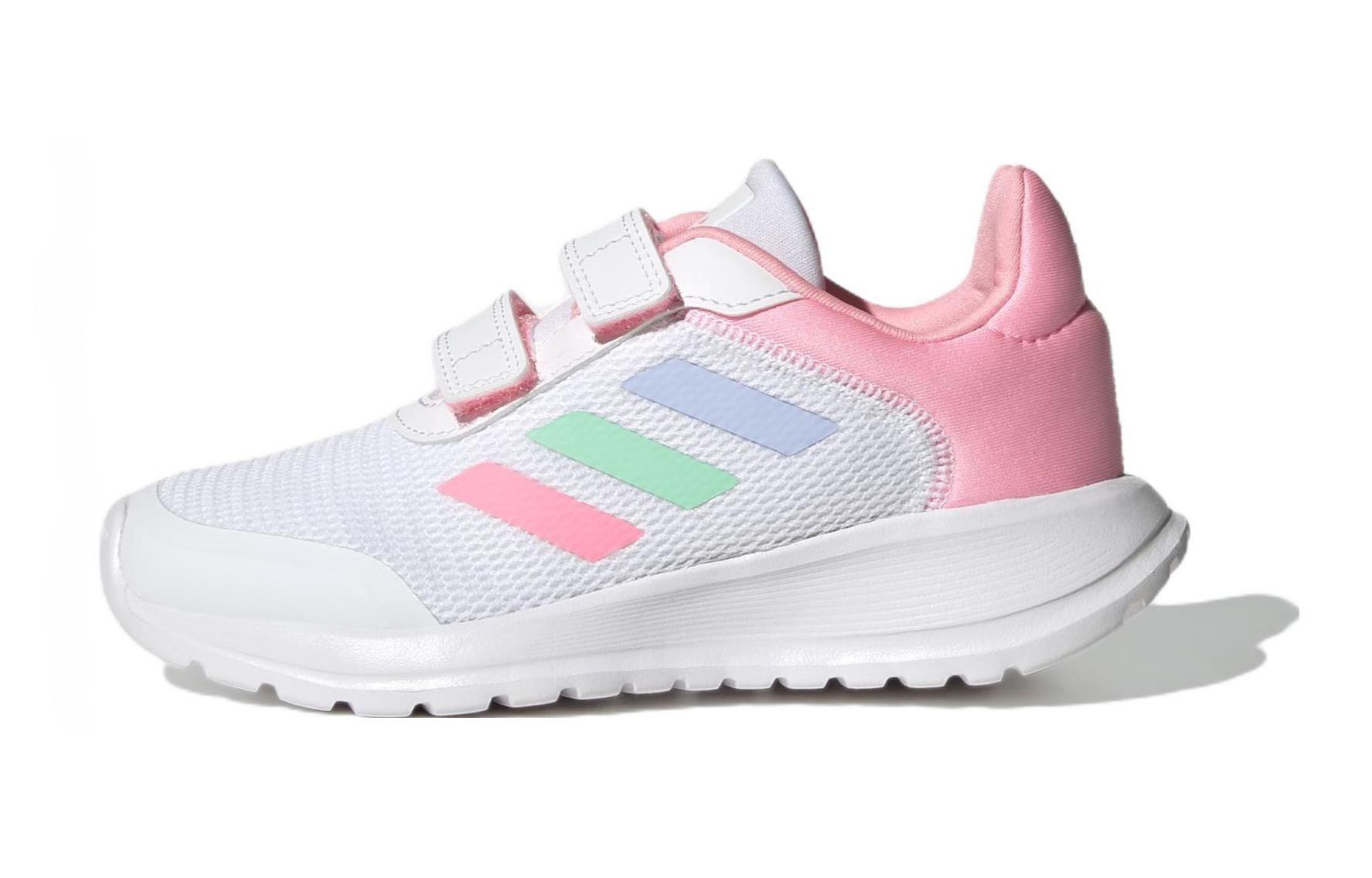 

Adidas Tensaur Hook and loop Slip Resistant Cushioning Abrasion Resistant Lightweight Low top Kids Running Shoes H06380 35.5