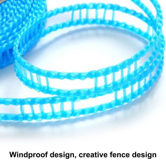 Clothes Drying Rope Wind Proof Easy to Apply Non-slip Fence-like Design Clothes Hanger Rope for Outdoor