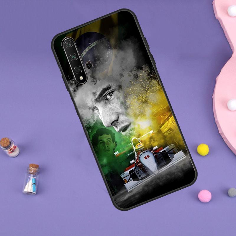 Ayrton Senna F1 Case For Huawei P30 P20 P40 Lite Nova 5T 11i 8i 3i 9 10 SE 11 Pro Y90 Y70 Y61 Y60 Y91 Cover