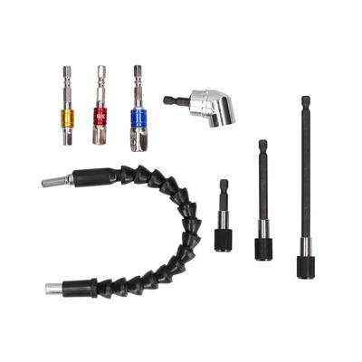 Nasadka wiertarska pod kątem prostym 105 stopni, stopowa, solidna, trwała, wygodna, wydajna, wiertło z chwytem sześciokątnym