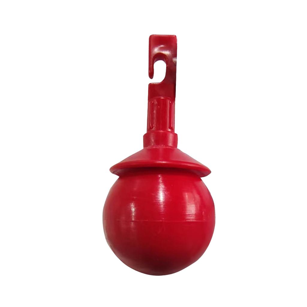 Rolling Ball Cane Tip Hook Style Blind Walking Cane Tip Replacement Accessory Red Round Aluminum Alloy