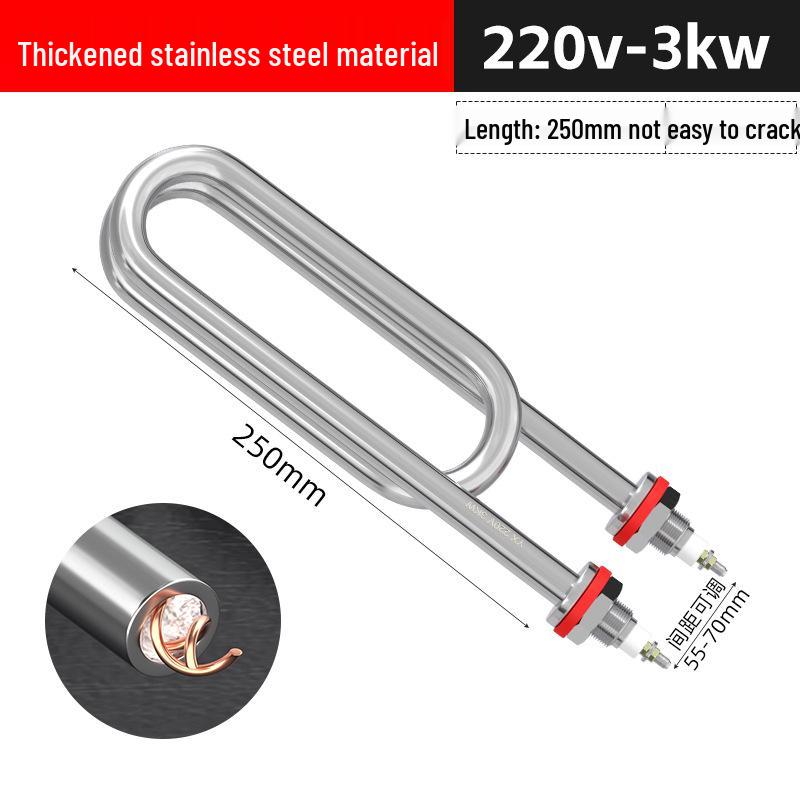 Electric Rice Steamer Heating Tubes: 380v & 220v, 2kw, 3kw, 4kw Heating Elements for Steaming Boxes