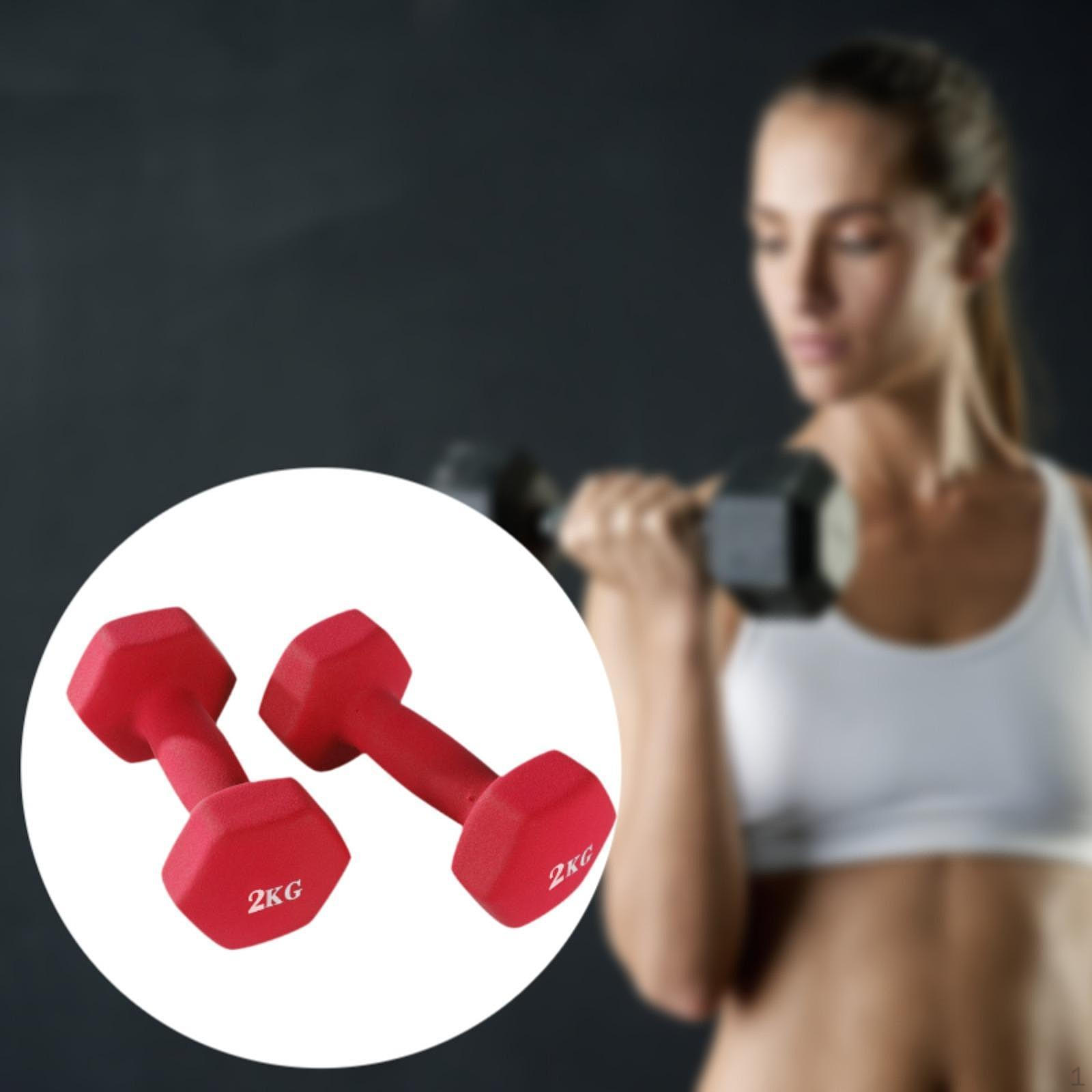 

2 шт. гантели для упражнений фитнес-оборудование многофункциональные тренировки домашний спортзал тренировки красный
